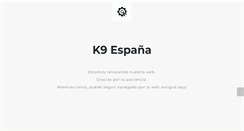 Desktop Screenshot of k9spain.es