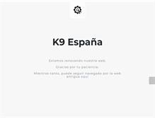 Tablet Screenshot of k9spain.es